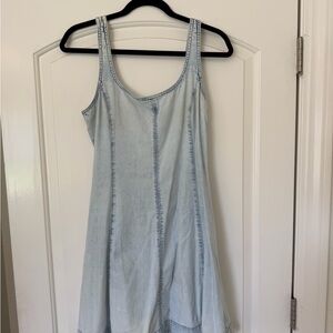 GAP Light Blue Denim Tank Dress
